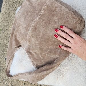 suede bag